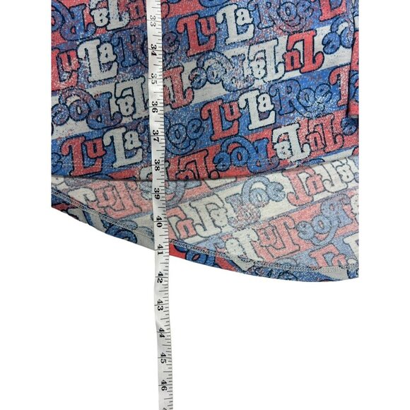 Lularoe Carly Women's 4th of July Ready Long Dress - Picture 6 of 6